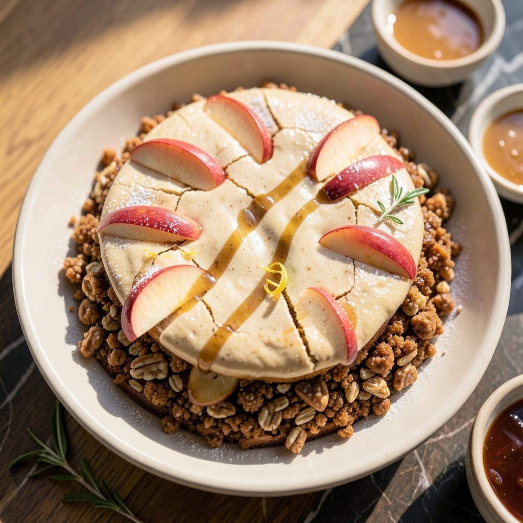 Apple Delight Cake Recipe: Caramelized Apple Filling With Crunchy Brown Sugar Streusel