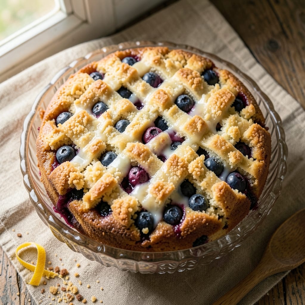 Anthony's Blueberry Coffee Cake Recipe: Buttery Streusel Swirls and Juicy Berries