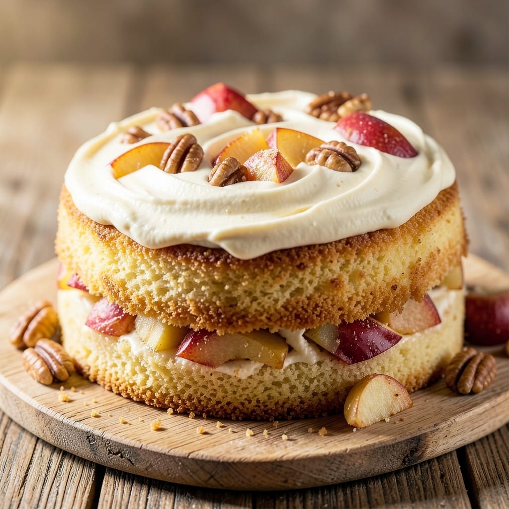 Apple Cake Recipe Using Cake Mix and Fresh Apples: No-Bake Streusel Top That Stays Crunchy