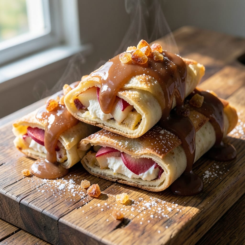 Apple Cheesecake Chimichangas Recipe: Crispy-Filled Bites With Creamy Surprise Inside