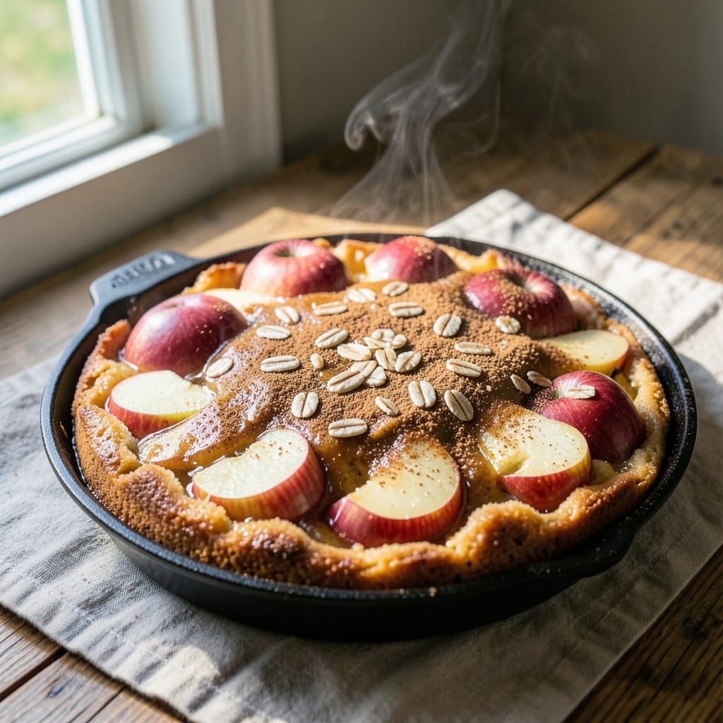 Apple Dump Cake Recipe With Spice Cake Mix: Spiced Apple Filling Over Crumbly Streusel Magic