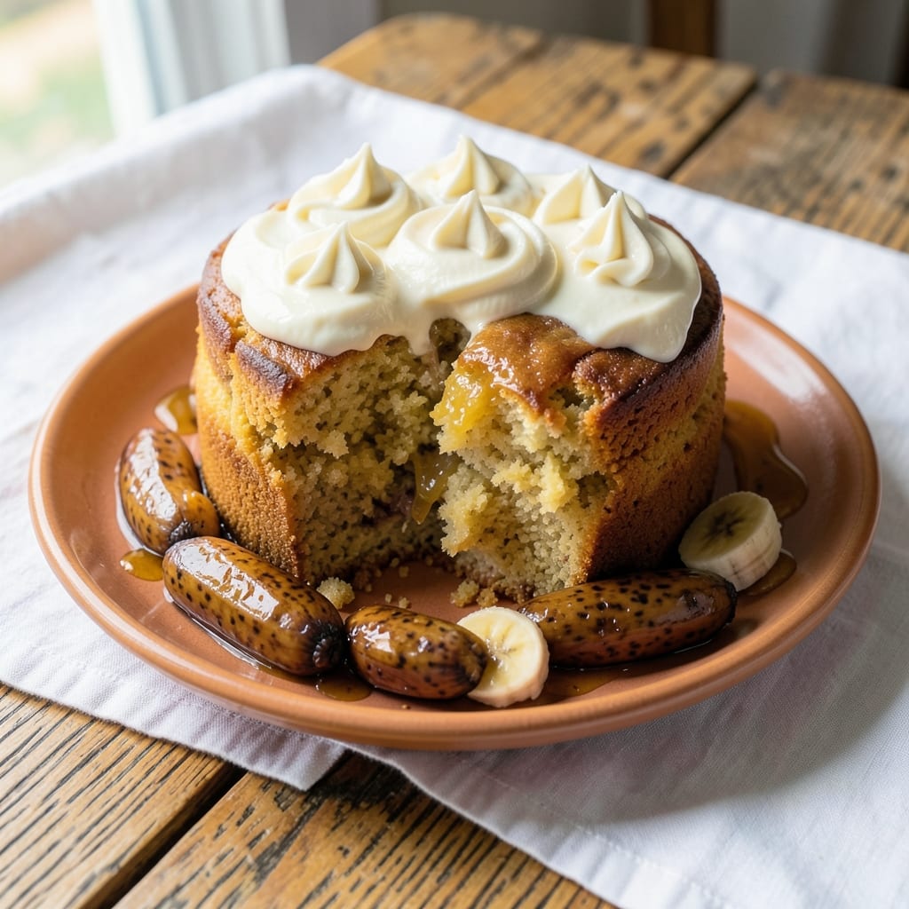 Banana Cake Recipe Fiji Style: Tropical Rum and Coconut Crunch Delight