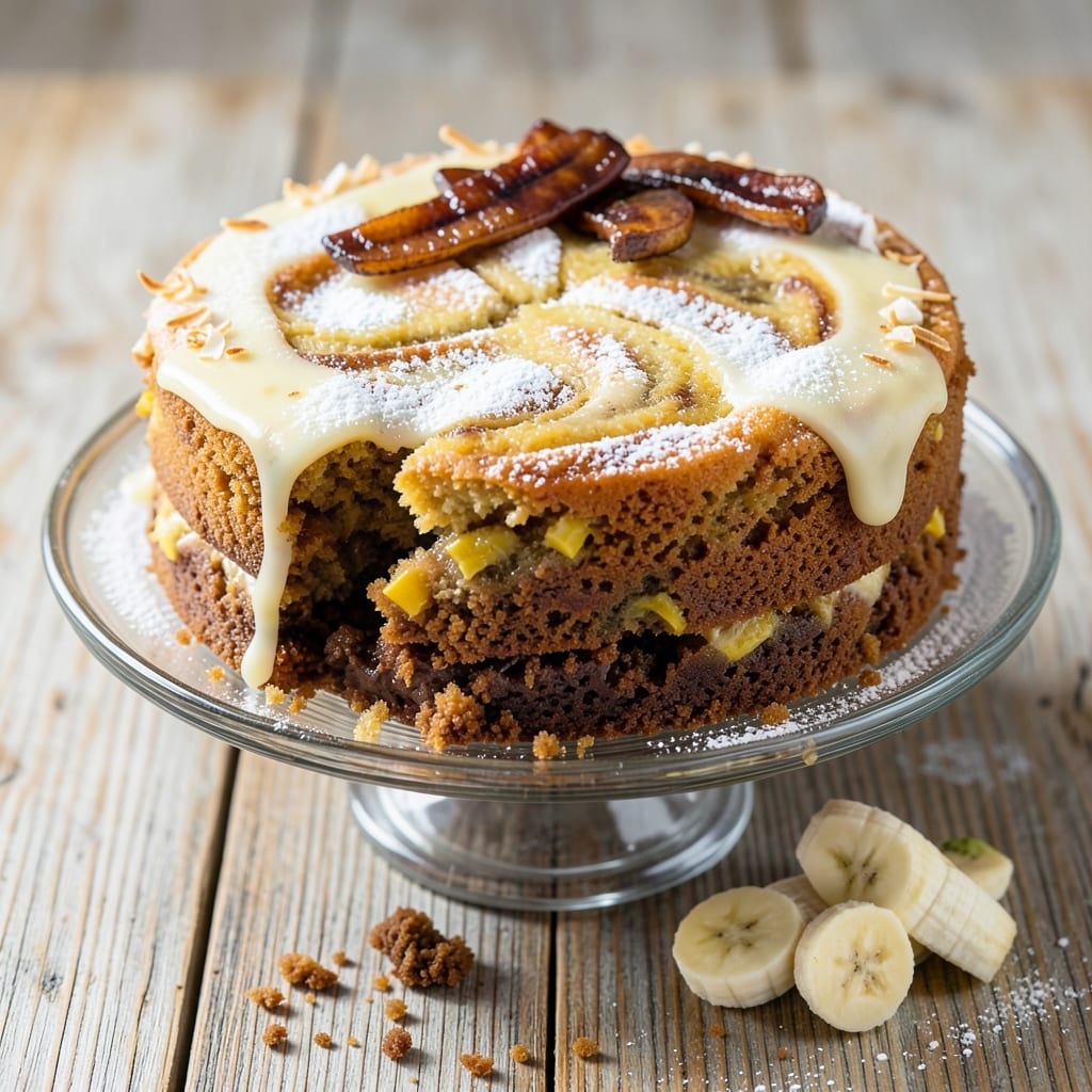 Banana Cake Recipe With Real Bananas: Moist Layers and Sweet Banana Burst