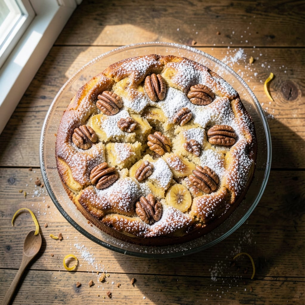 Banana Walnut Cake Recipe: Triple-Moist Layers With Nutty Crunch