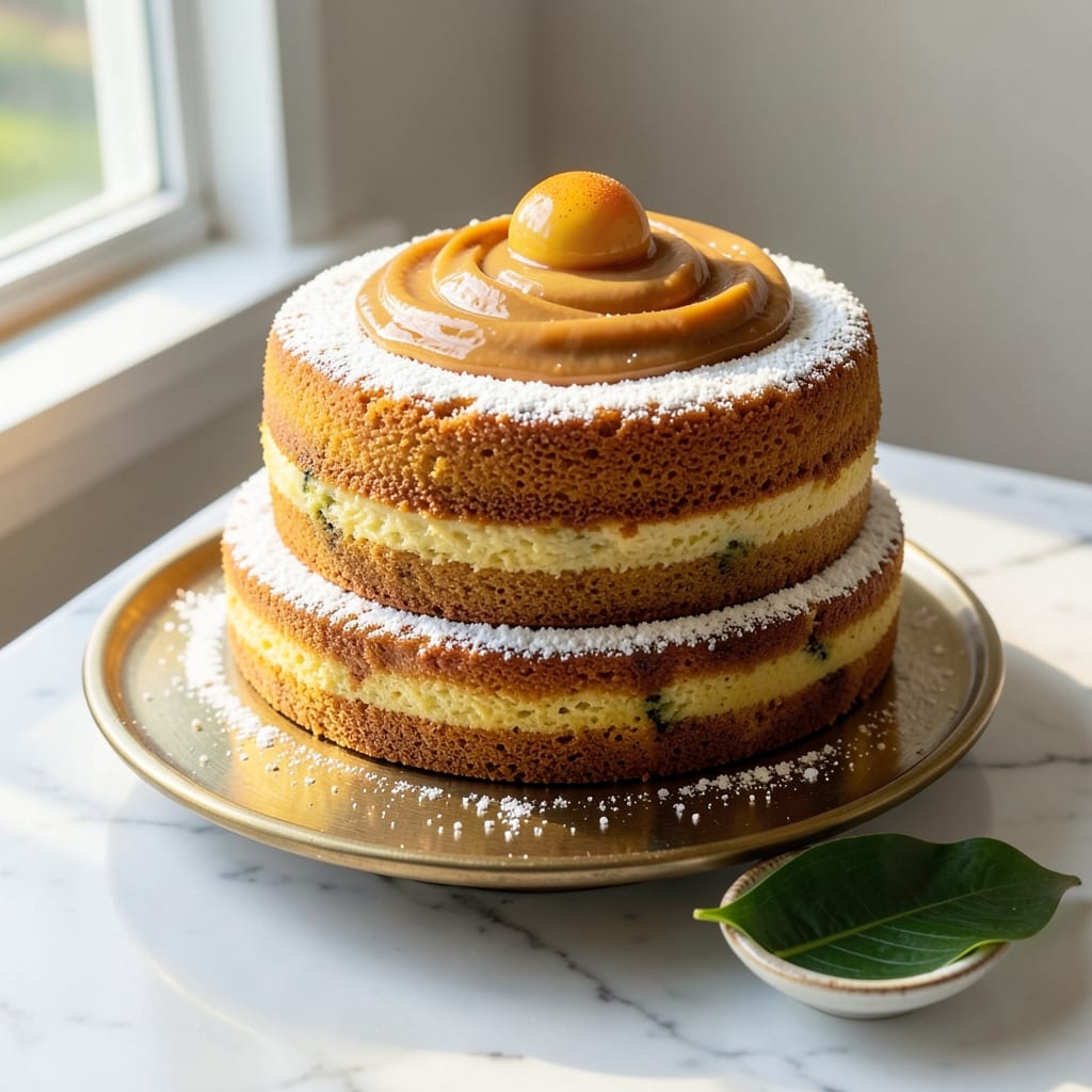 Asian Pound Cake Recipe: Fragrant Pandan and Coconut Moisture Magic