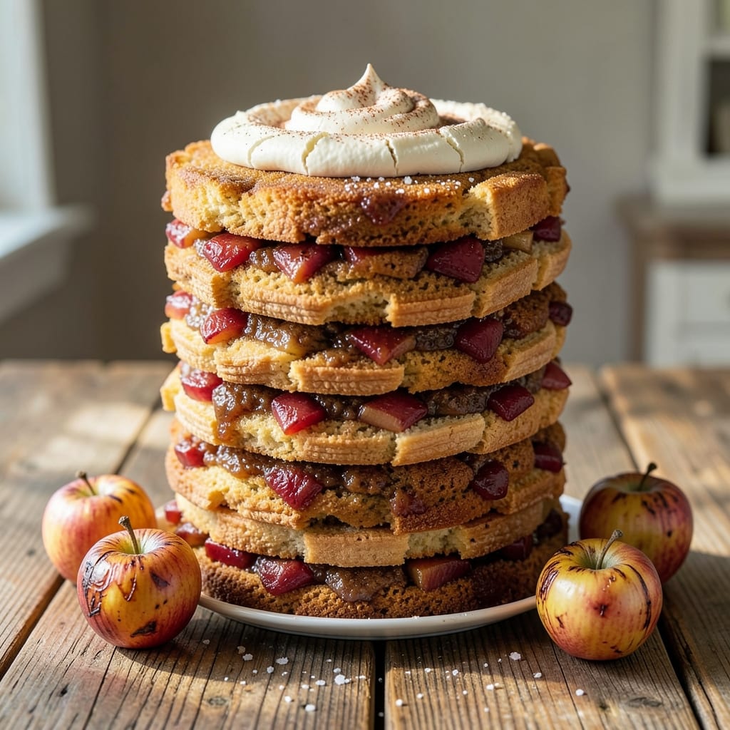 Apple Barn Stack Cake Recipe: Layered Vanilla and Apple Magic