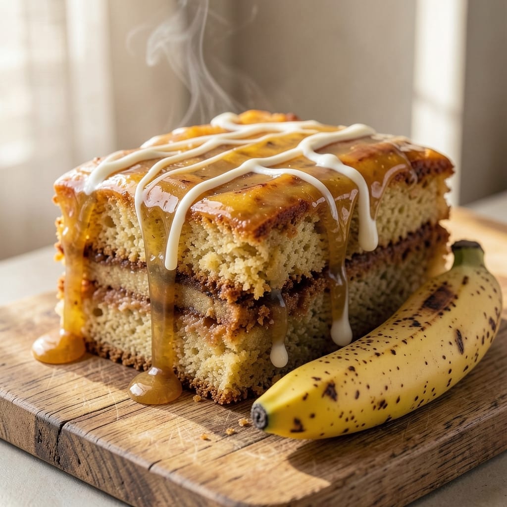 Banana Cake Glaze Recipe: Silky Caramel Swirl With Zero Crystallization