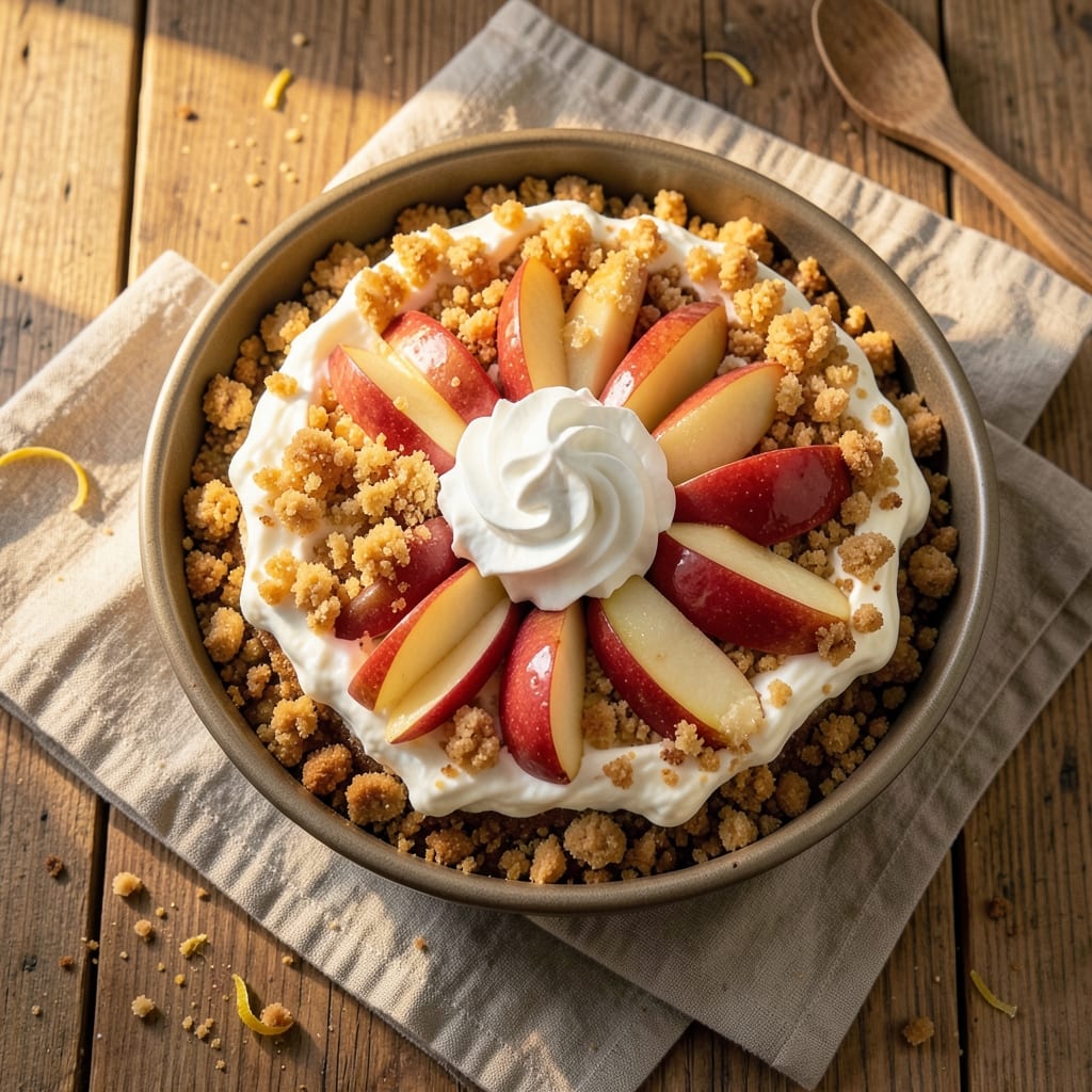 Apple Crumble Cheesecake Recipe UK: British Bake-Off Inspired Layers
