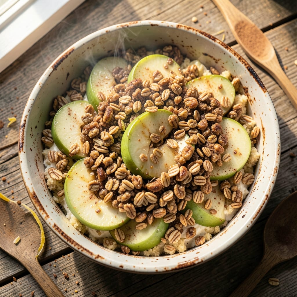 Apple Crisp Recipe With Cake Mix and Oatmeal: 5-Ingredient Weeknight Warmth