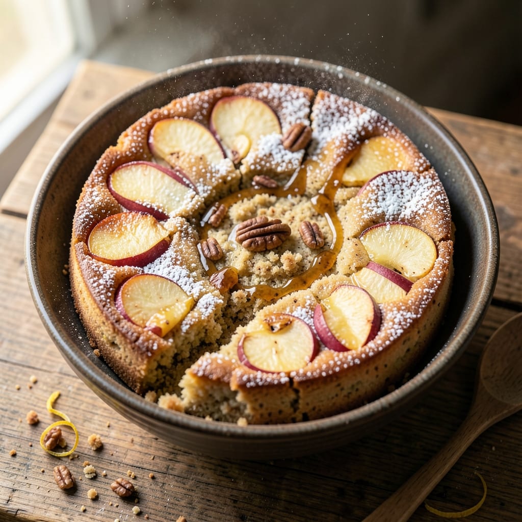 Apple Polenta Cake Recipe: Rustic Crust and Spiced Apple Layers