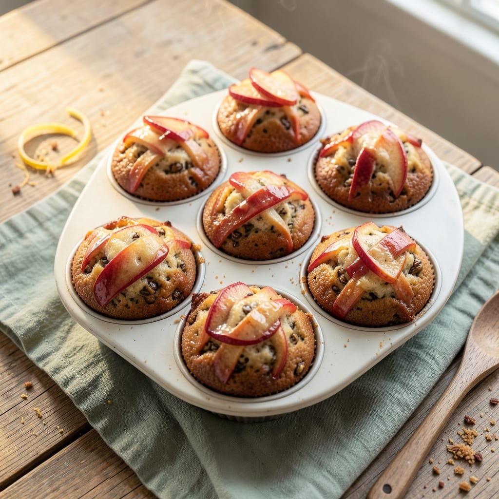 Apple Cake Tea Room Bran Muffin Recipe: Spiced Apple-Cinnamon Crunch in Mini Bites