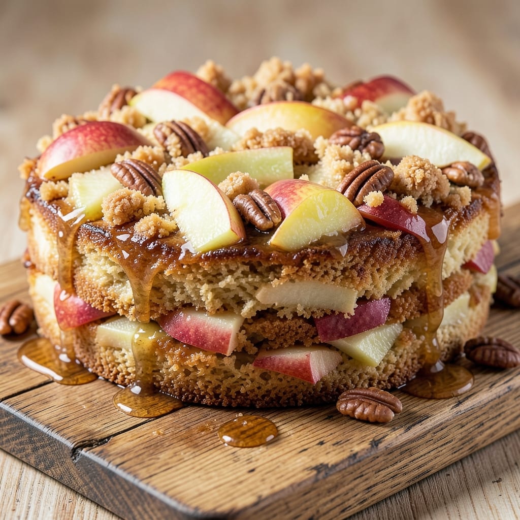 Apple Cake Recipe With Lots Of Apples: Chunky Fruit Layers and Buttery Streusel Crunch