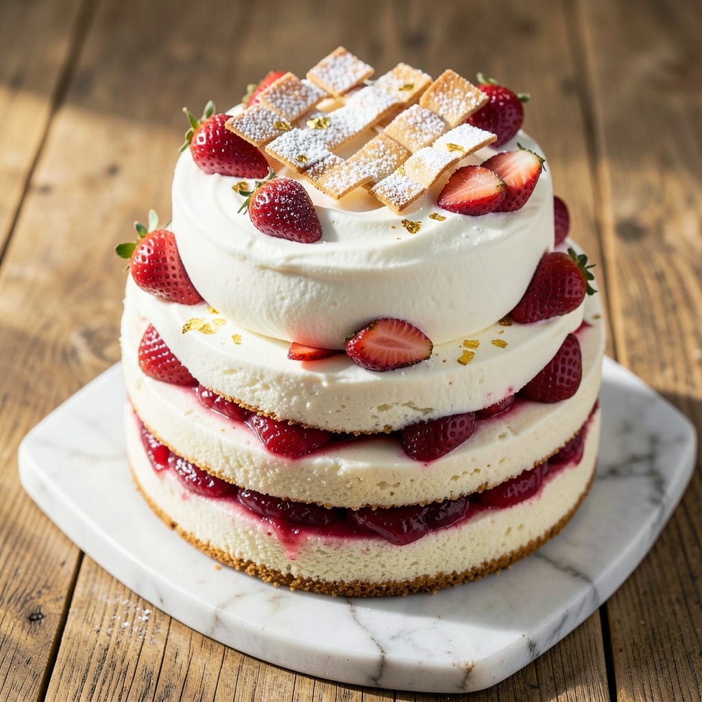 Ambrosia Bakery's Fresh Strawberry Cake Recipe: Bakery-Style Layers with Bursting Fruit