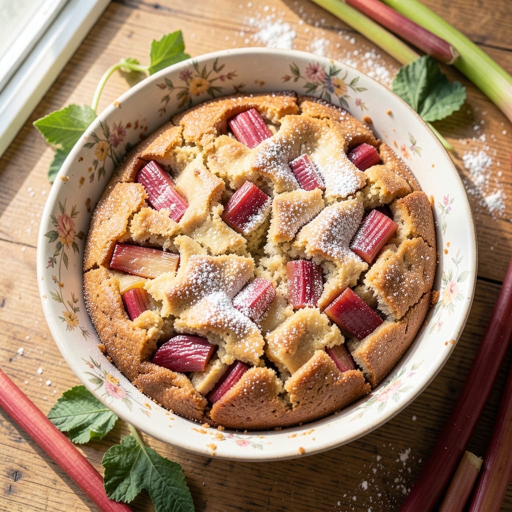 Apple and Rhubarb Cake Recipe: Tart-Sweet Balance With Streusel Crunch