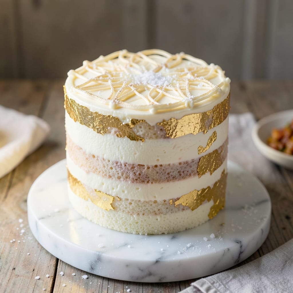 Angel Layer Cake Recipe: Fluffy Vanilla Swirls With Crispy Streusel Crown