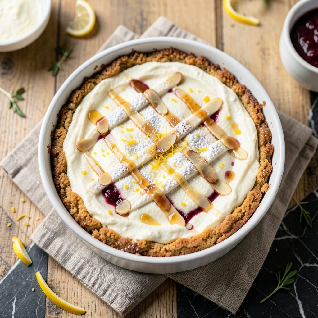 Jamie Oliver's Baked Ricotta Cheesecake Recipe: Light as Air With Zesty Lemon Zing