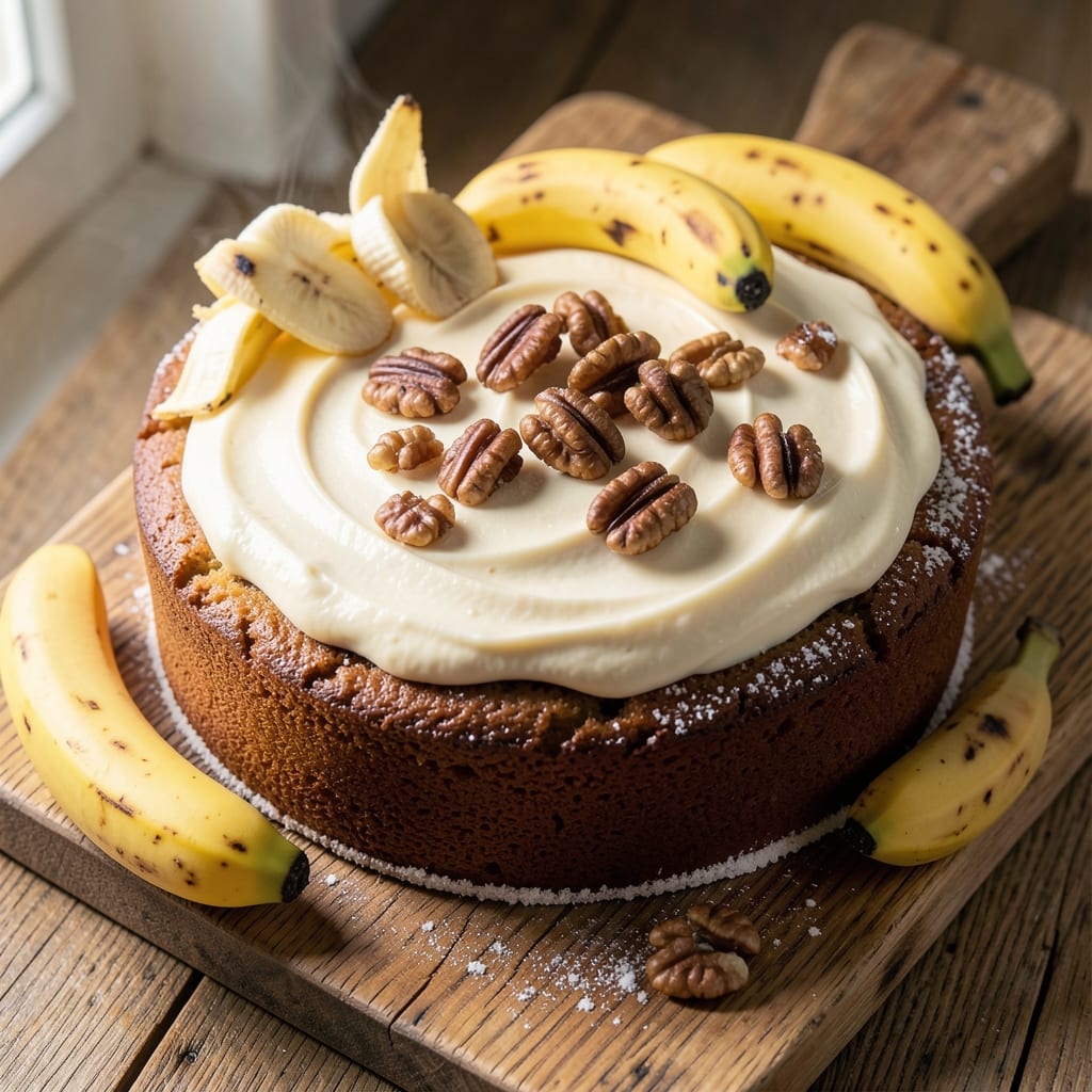 Anna Olson's Banana Cake Recipe: Moist Layers and Warm Spice Harmony