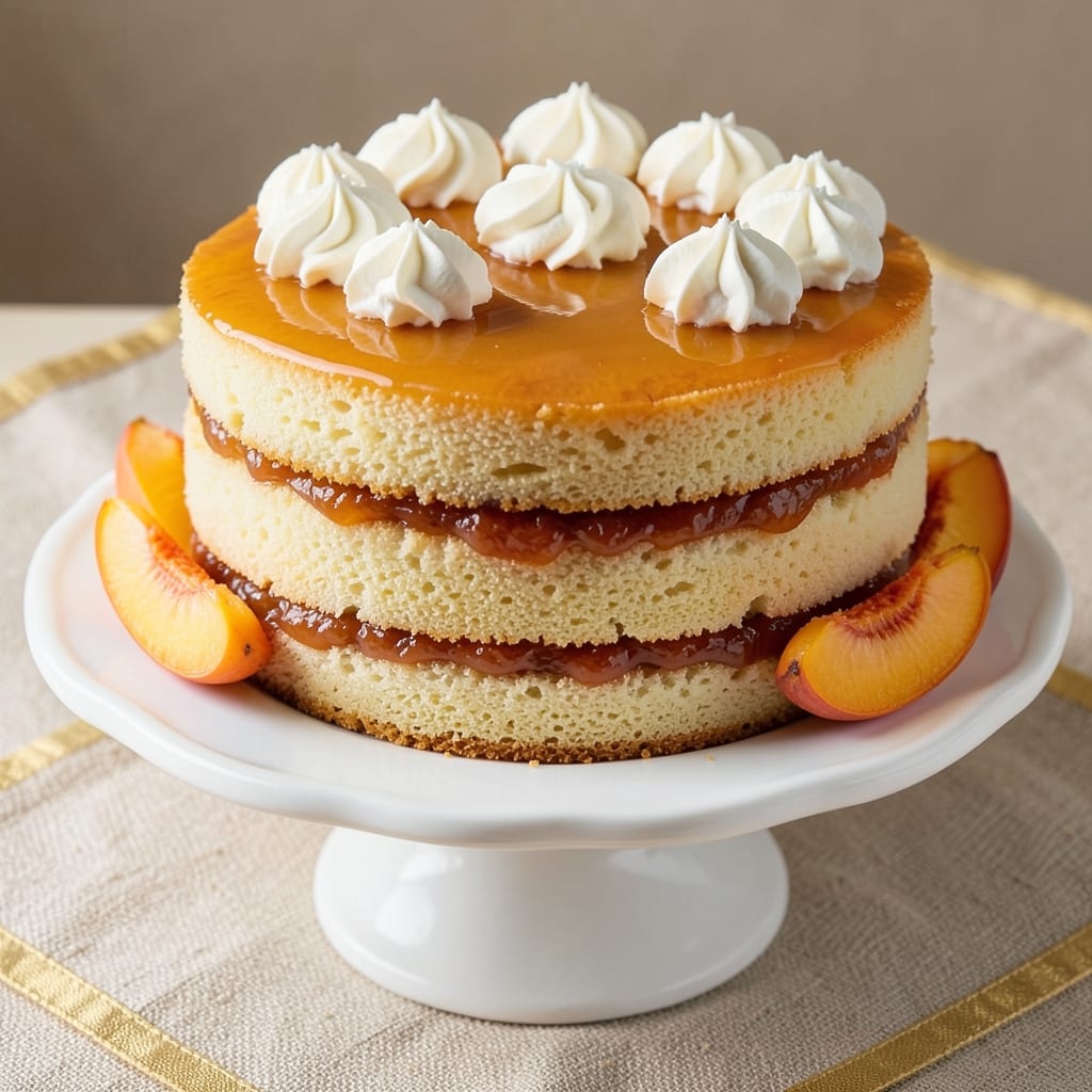 Apricot Sponge Cake Recipe: Light Layers With Intensely Sweet Fruit Swirls