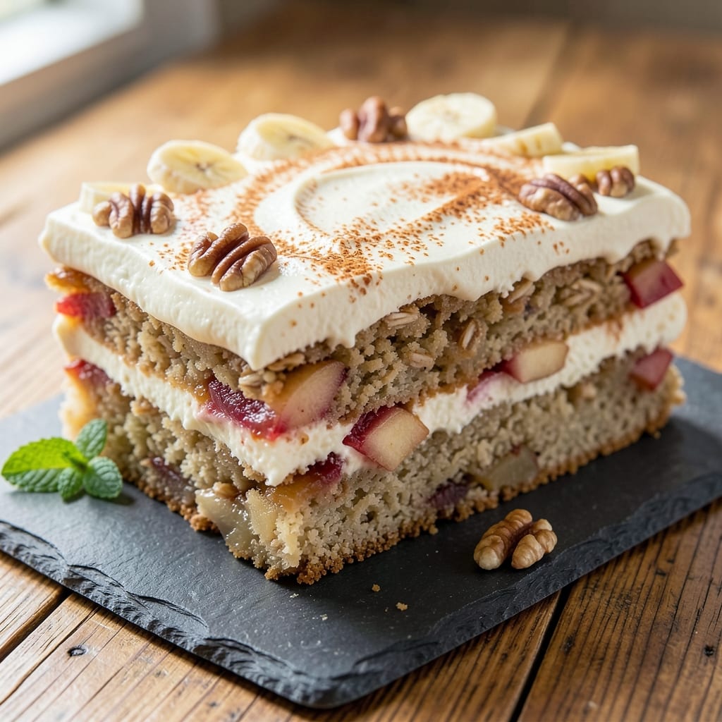 Apple Banana Oat Cake Recipe: Wholesome Bites With Hidden Fruit Sweetness