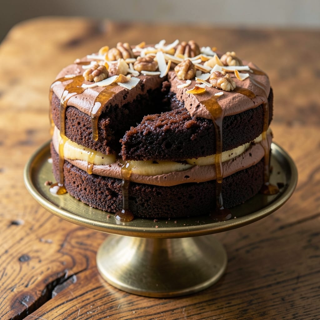 Banana Cake Recipe With Cocoa Powder: Deep Chocolate Moisture and Fudgy Layers