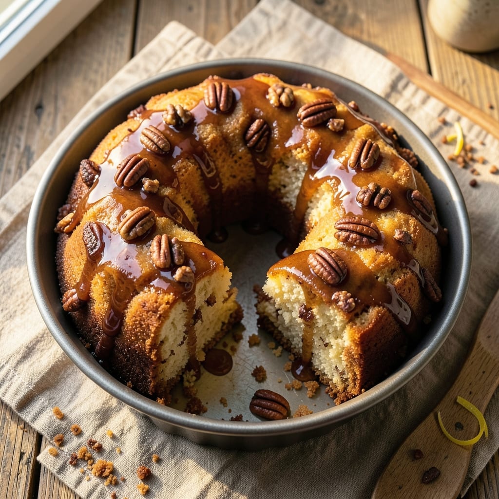 Bacardi Rum Cake Recipe Without Pudding: Boozy Moisture and Toasted Nut Crunch
