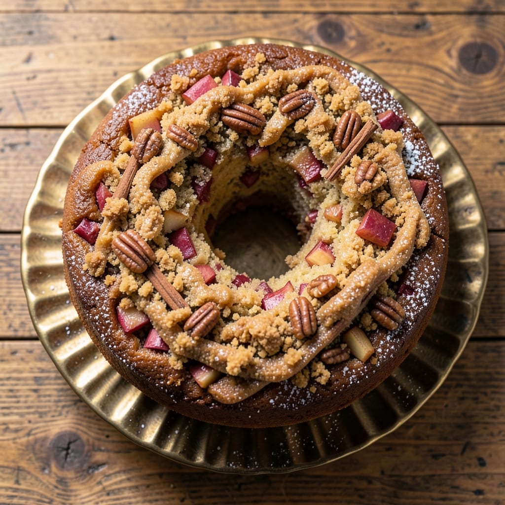 Apple Cinnamon Streusel Bundt Cake Recipe: Spiced Apple Layers Cradled in Buttery Crunch