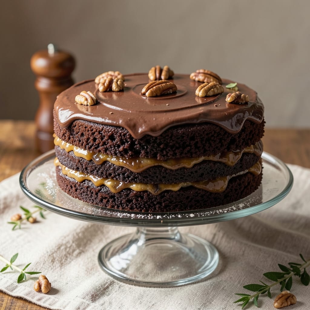 America's Test Kitchen German Chocolate Cake Recipe: Fudgy Layers and Nutty Crunch Without a Drop of Oil