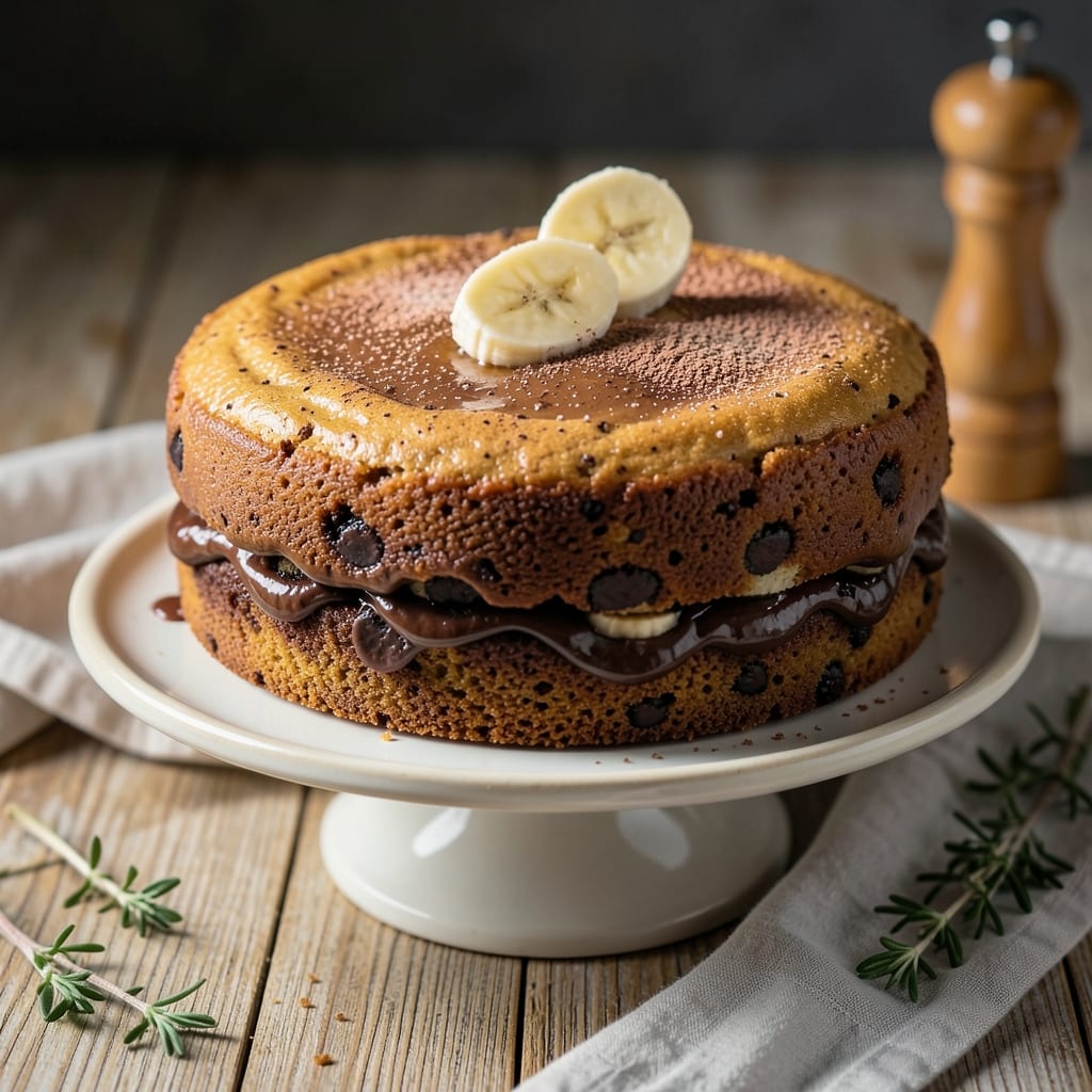 Banana Chocolate Pound Cake Recipe: Fudgy Core and Buttery Swirl Magic