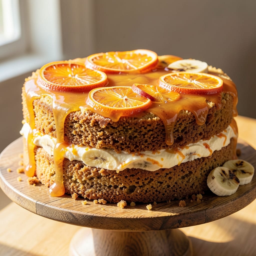 Banana Orange Cake Recipe: Tropical Zing and Moist Layers