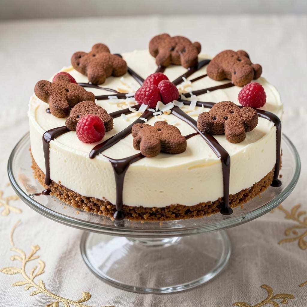 Animal Cookie Cheesecake Recipe: Crunchy Top, Silky Swirls, No Cracking Ever