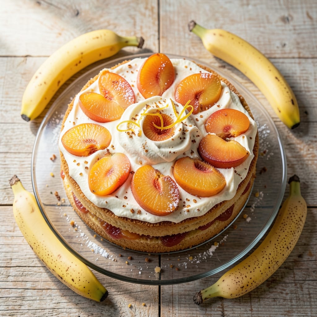 Banana Apricot Cake Recipe: Warm Spice and Caramelized Fruit Fusion