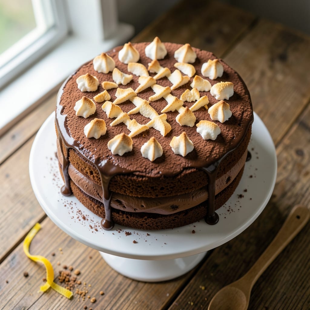 Bakery Chocolate Cake Recipe: Deep Dark Fudgy Layers With Velvety Frosting