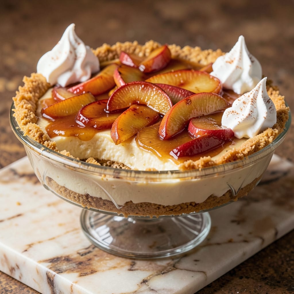 Applebee's Apple Chimi Cheesecake Recipe: Spiced Apple Chunks in Ultra-Smooth Chimi Cream