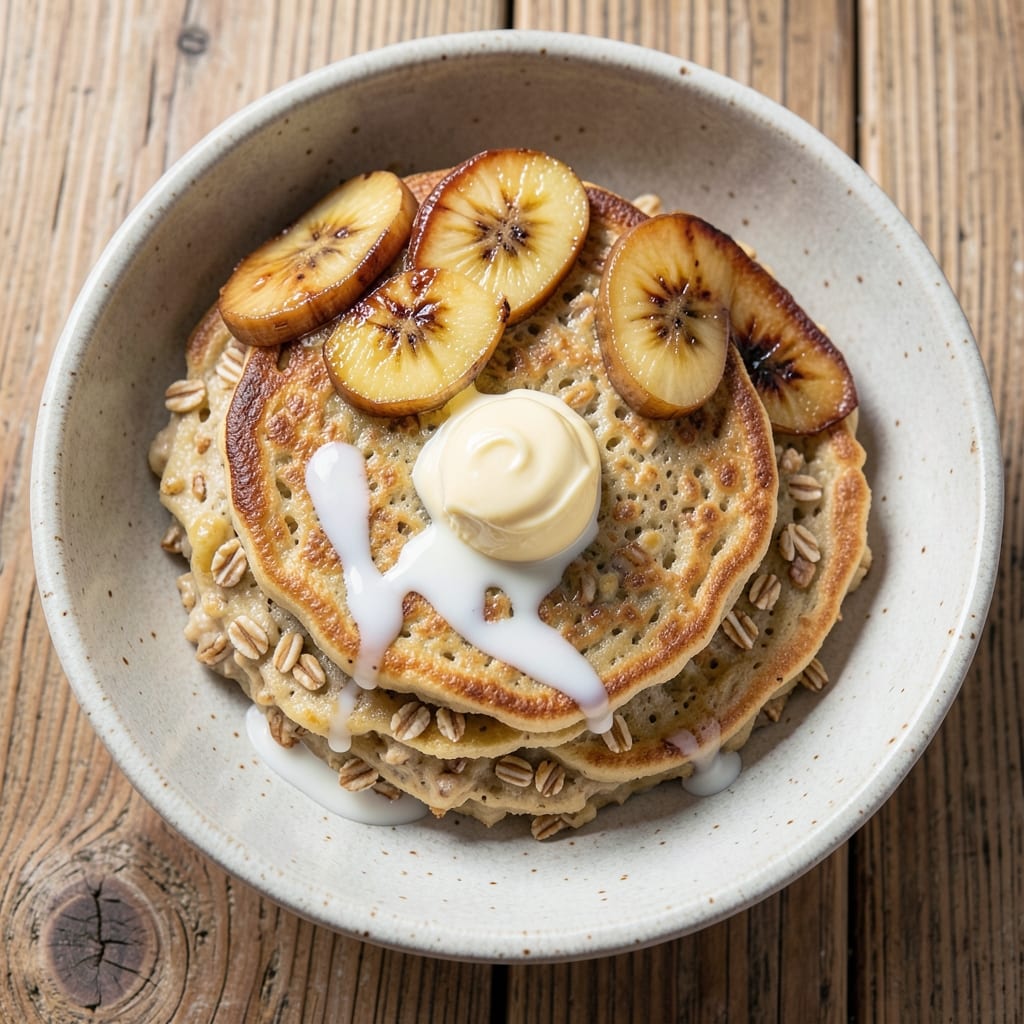 Banana Egg Oatmeal Pancakes Recipe: Fluffy Stacks With Hidden Protein Boost