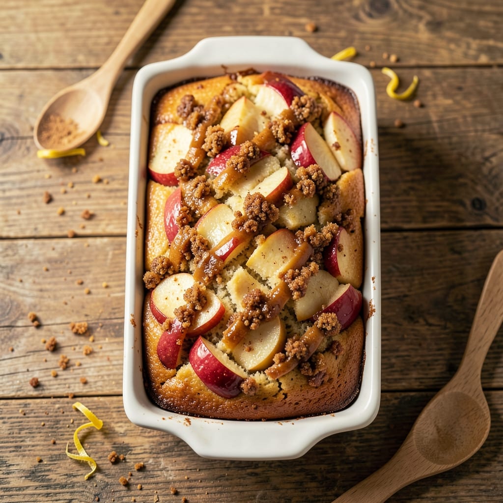 Apple Cake Loaf Pan Recipe: Spiced Apple Filling Baked to Golden Perfection