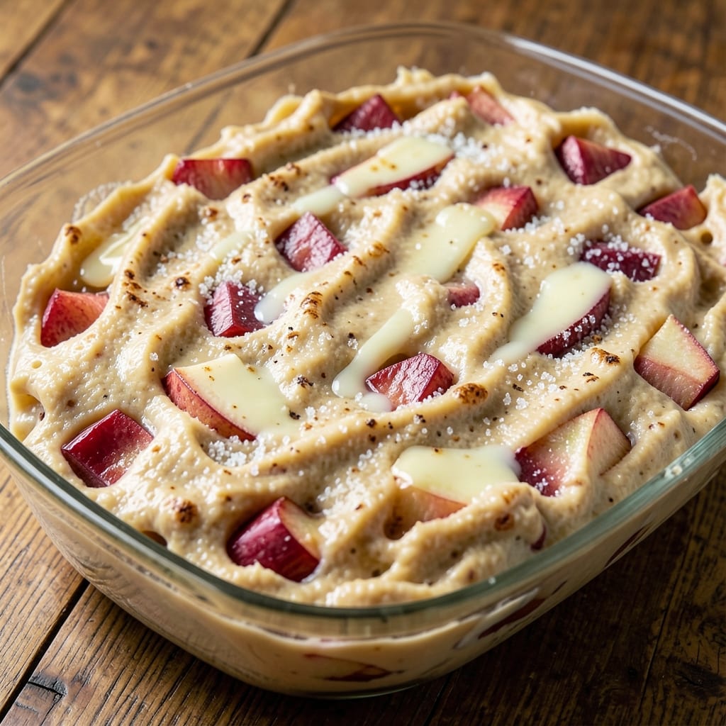 Apple Cake Batter Recipe: Spiced Apple Filling With Buttery Streusel Crown