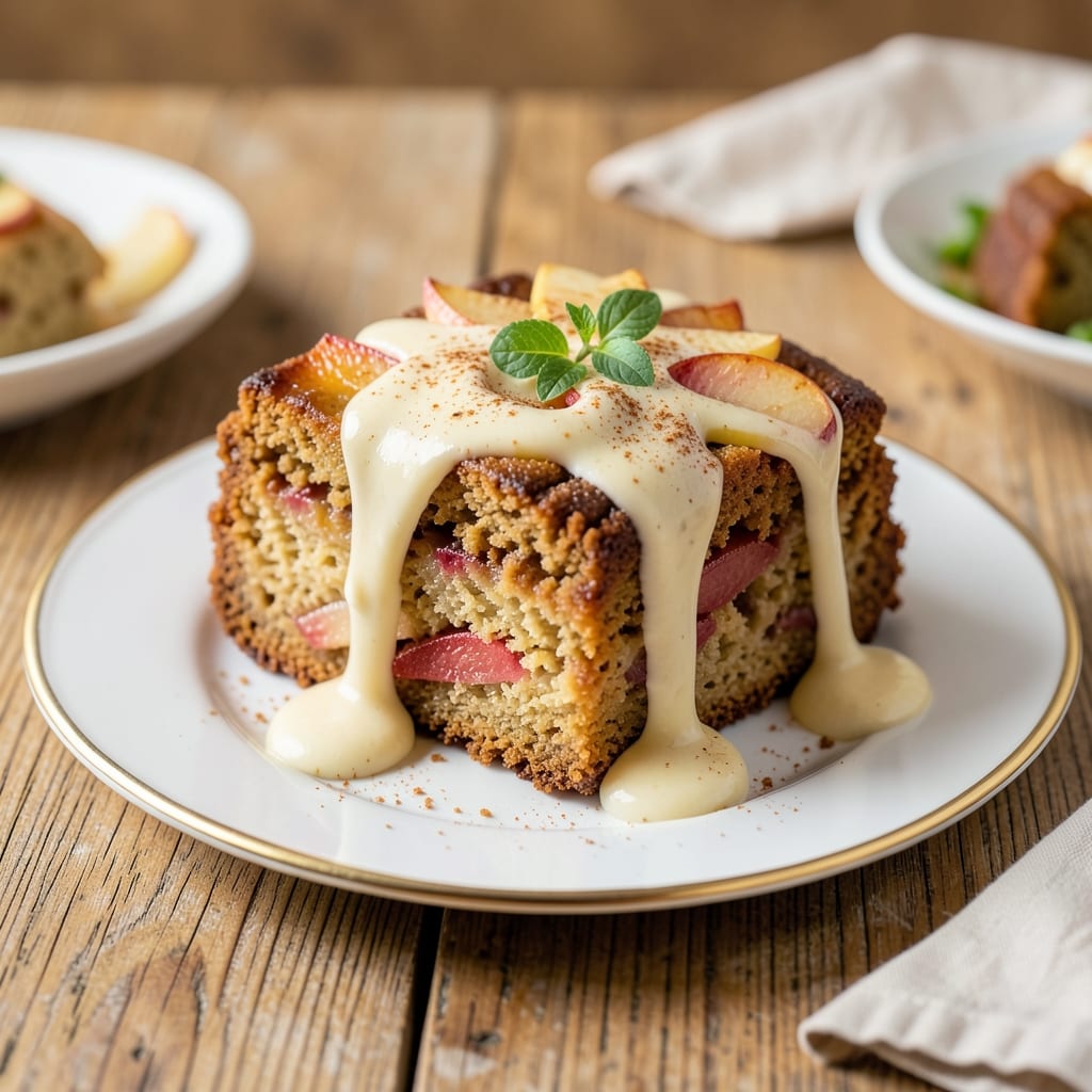Apple Cake With Buttermilk Sauce Recipe: Warm Spice and Tangy Drizzle Harmony