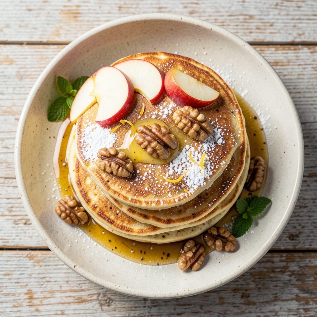 Apple Walnut Pancake Recipe: Nutty Crunch and Caramelized Apple Bites