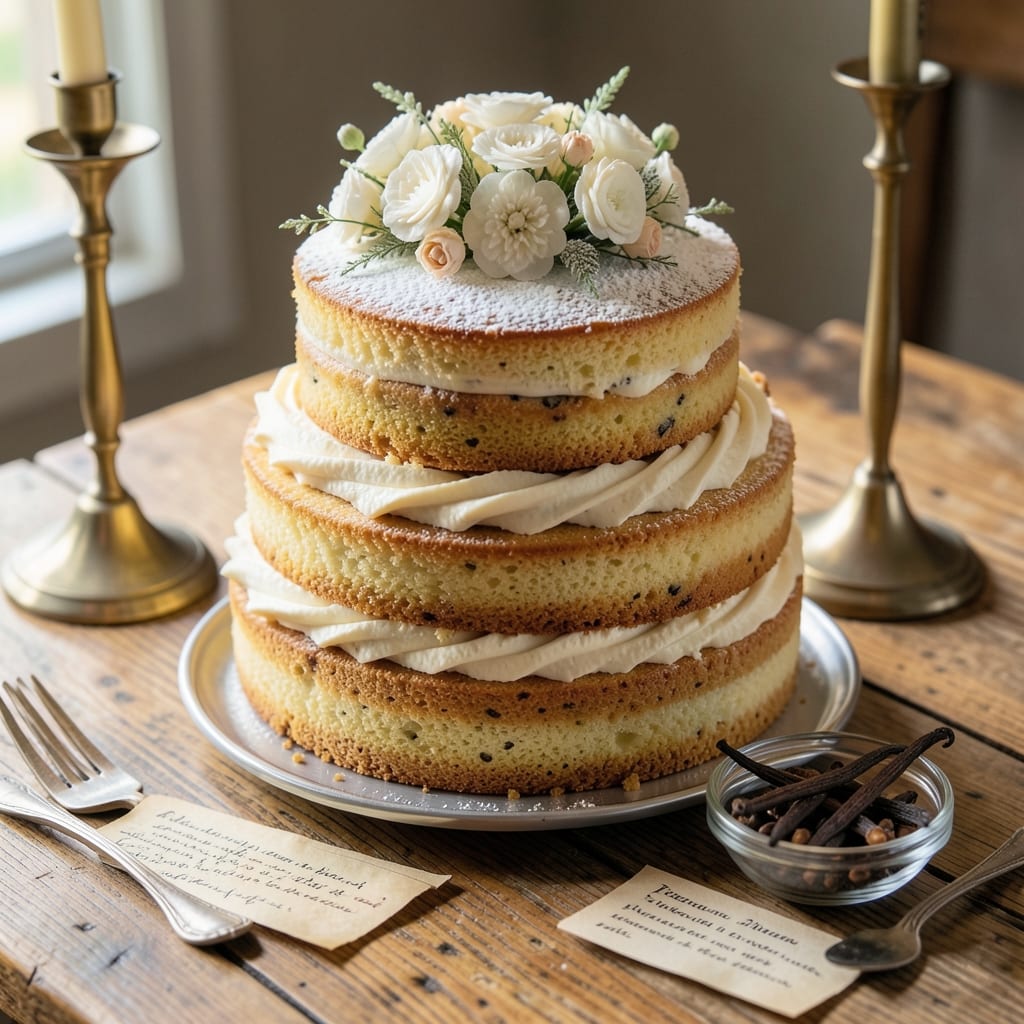 Amish Wedding Cake Recipe: Fluffy Layers and Secret Vanilla Bean Secret