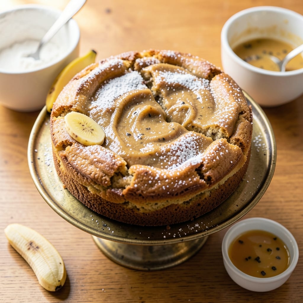Banana Cake Recipe With Two Bananas: Moist Layers and Warm Cinnamon Swirls