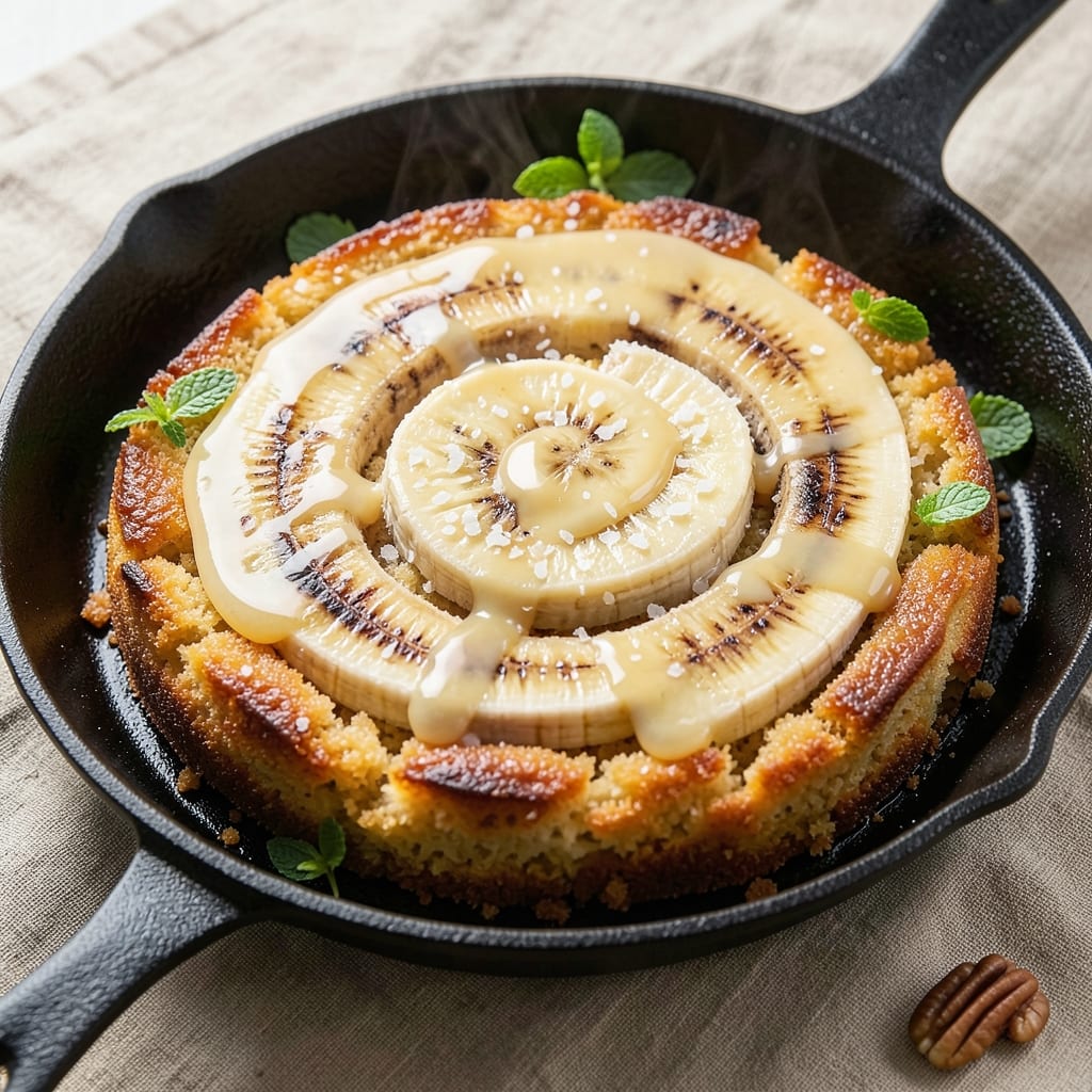 Banana Cake Recipe in Frying Pan: One-Pan Caramelized Magic