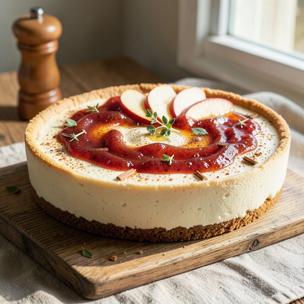 Apple Spice Cheesecake Recipe: Warm Cinnamon Swirls and No-Bake Cream Cheese Bliss
