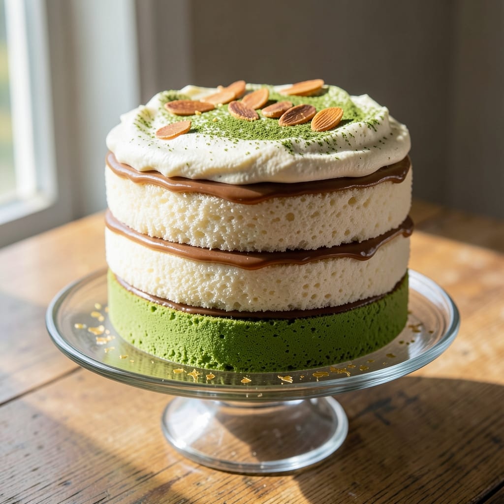 Asian Style Cake Recipe: Matcha and Red Bean Harmony in Layers