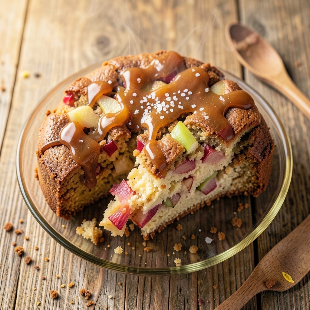Apple Harvest Pound Cake With Caramel Glaze Recipe: Autumn Spice Crunch Meets Gooey Glaze