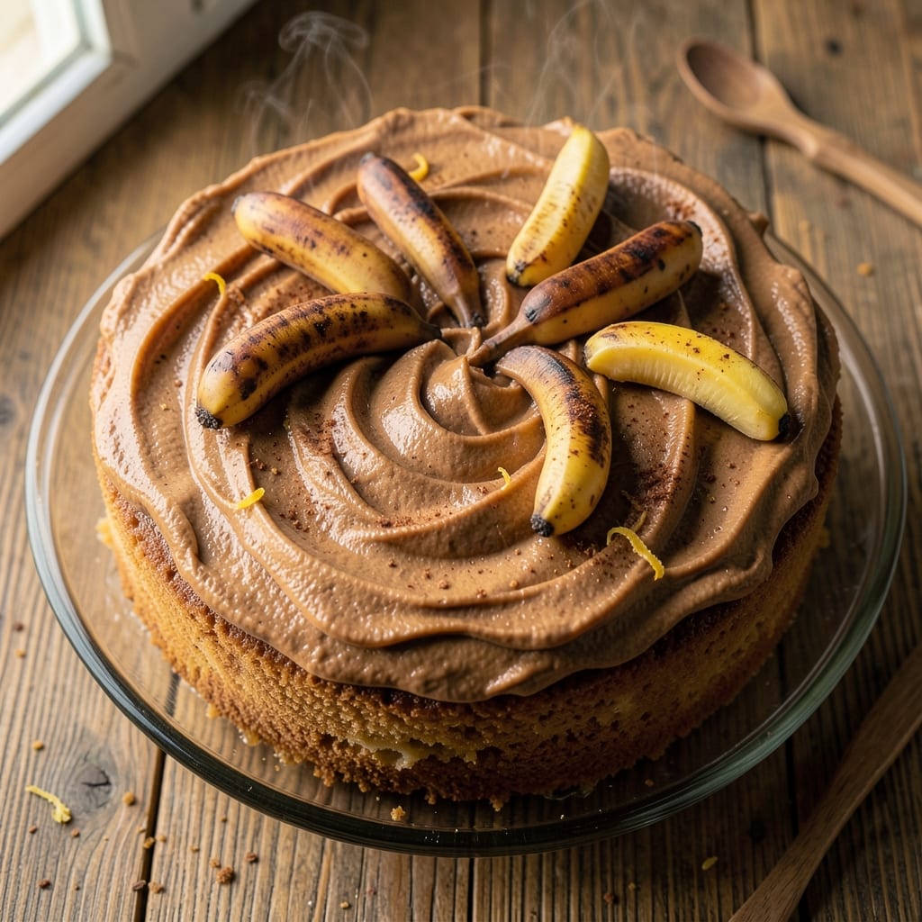 Banana Cake With Brown Sugar Frosting Recipe: Warm Spice and Caramelized Top Notes