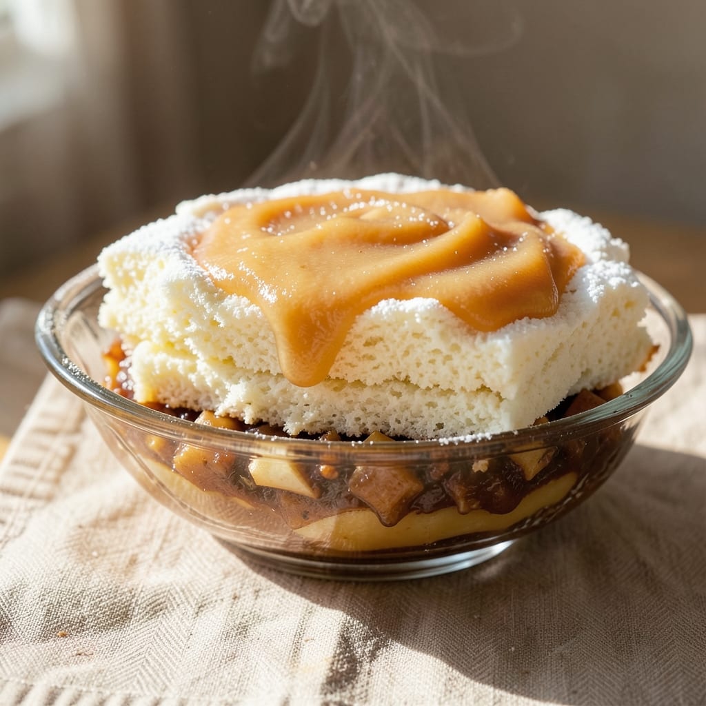 Angel Food Cake Mix and Apple Pie Filling Recipe: No-Bake Hybrid Dessert Stack
