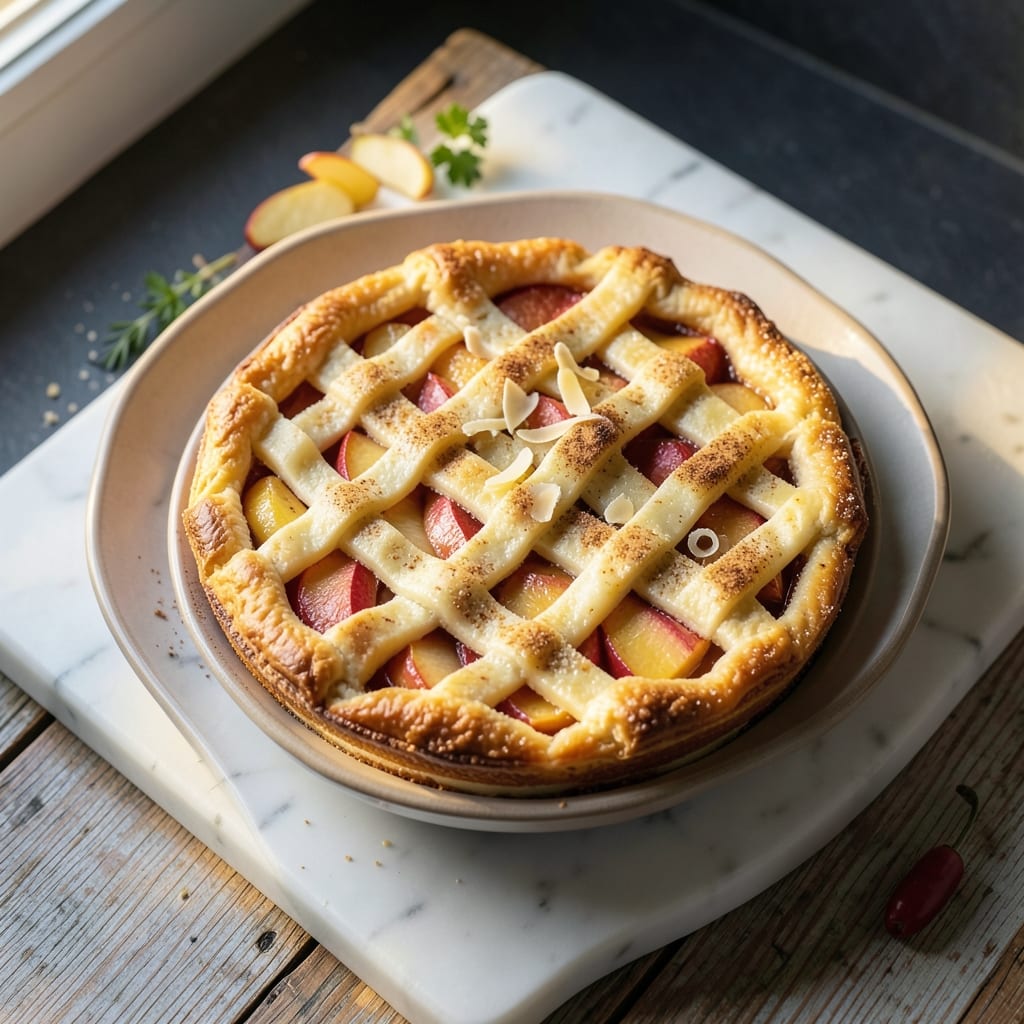 Apple Cheesecake Pastry Recipe: Crispy Crust, Creamy Core, No Cracking Trick