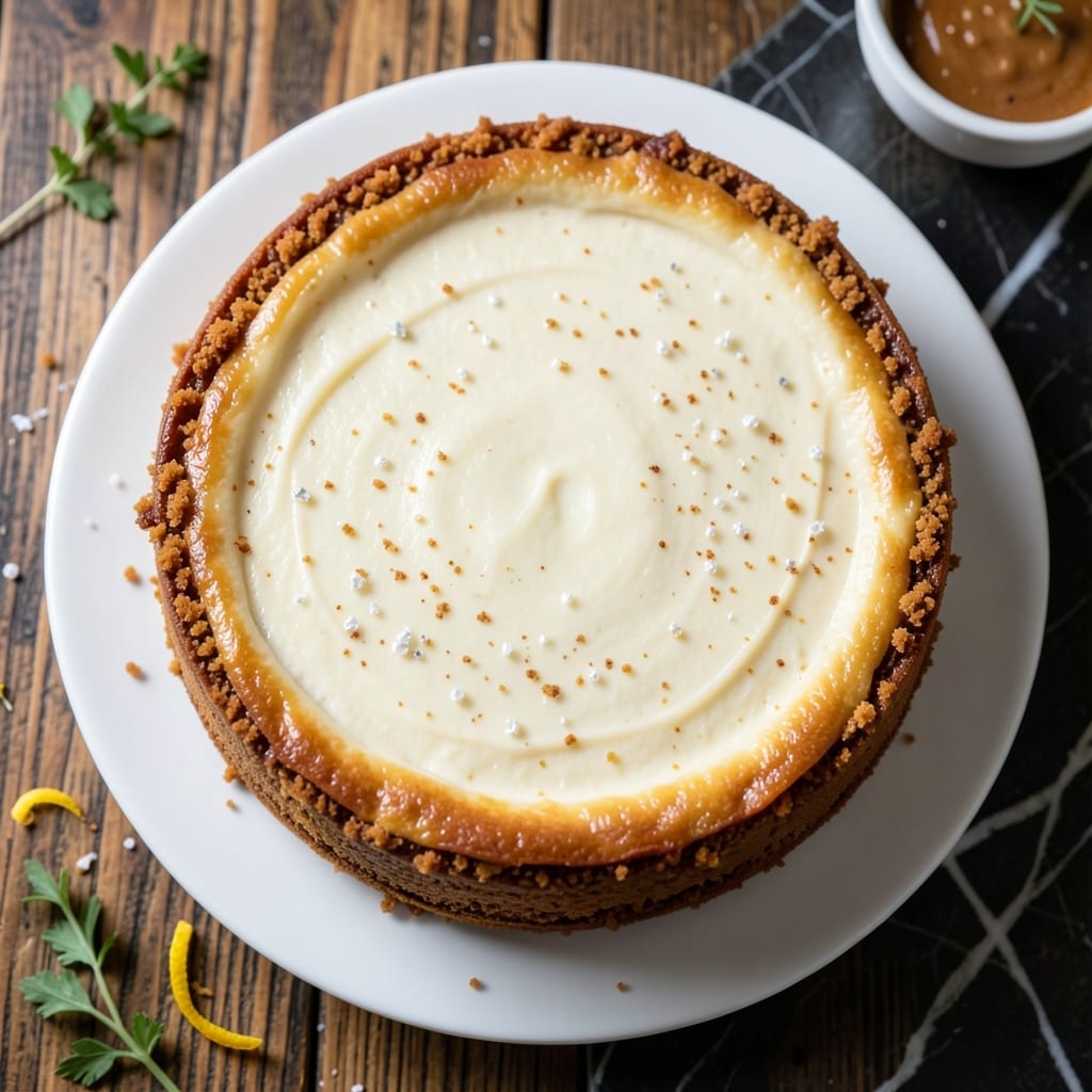 Baked Plain Cheesecake Recipe: No-Crack Fudge Texture in One Bake