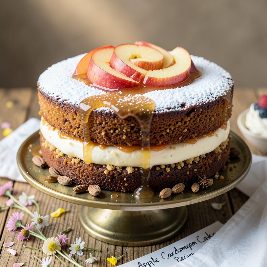 Apple Cardamom Cake Recipe: Warm Spice and Buttery Crunch in Every Bite