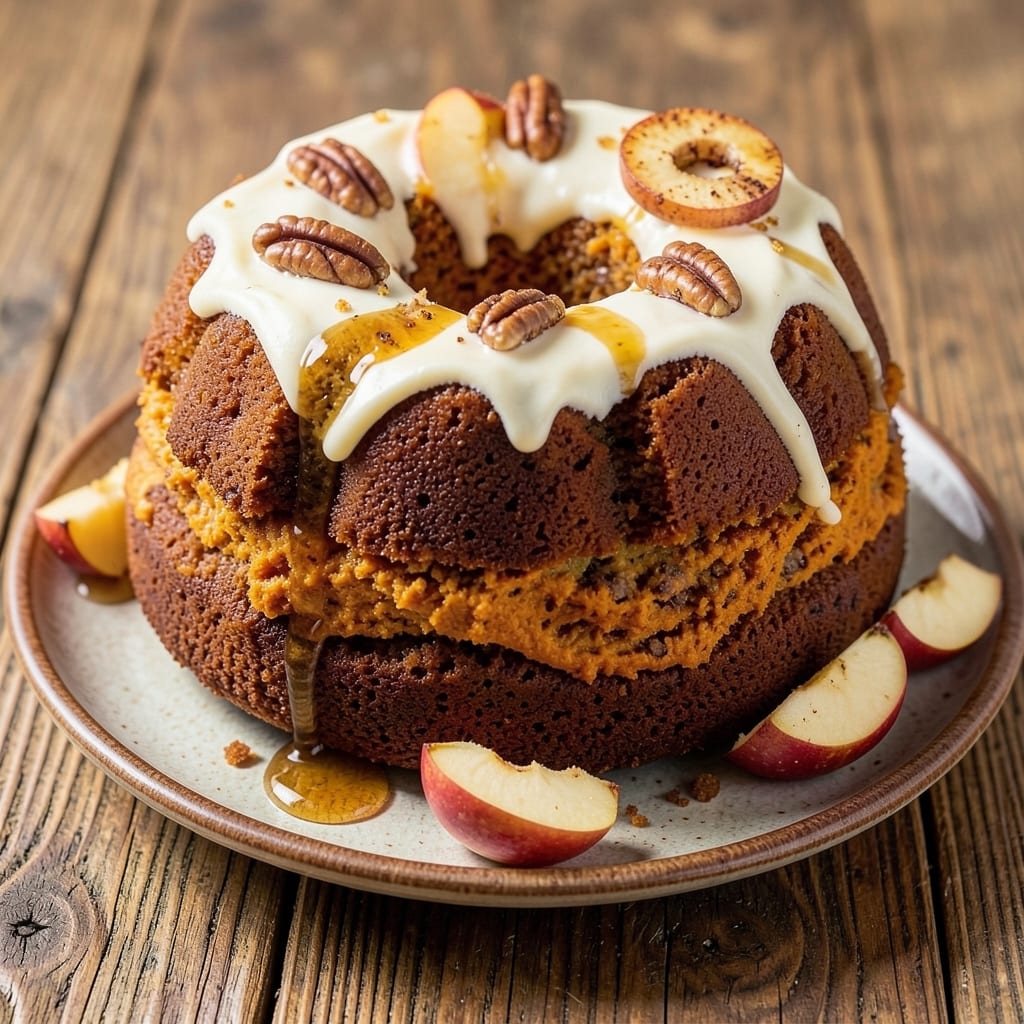 Apple Pumpkin Bundt Cake Recipe: Spiced Autumn Flavor With Crunchy Crown